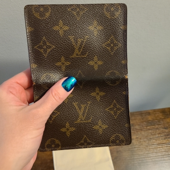 Louis Vuitton Vintage Dark Brown Monogram Card Holder Bifold - Picture 6 of 9
